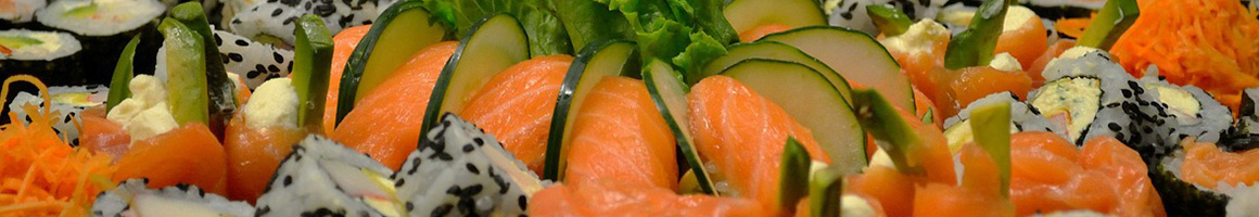 Eating Asian Fusion Japanese Sushi at Wasabi Sushi Lounge restaurant in Brookfield, WI.